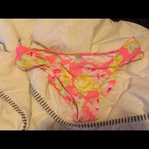 VICTORIA SECRET Cute pink neon floral bottoms !!