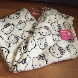 Hello Kitty soft fluffy pajama pants