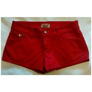 Red Short Shorts....Size 3