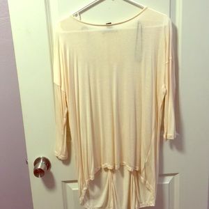 Flowey high-low blouse