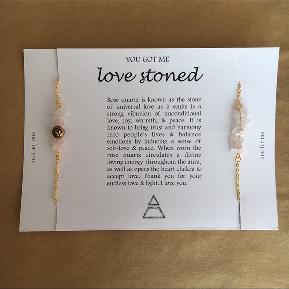 Rose Quartz Bracelet Set - Picture 4 of 4