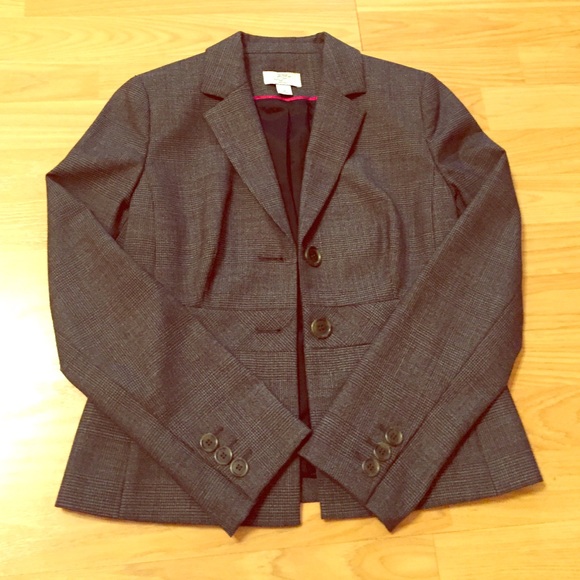 Ann Taylor LOFT gray blazer