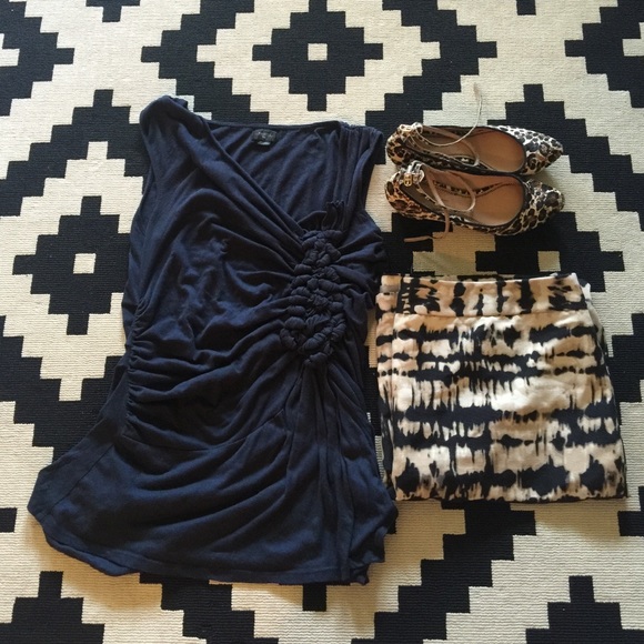 Deletta Braided Peplum Top