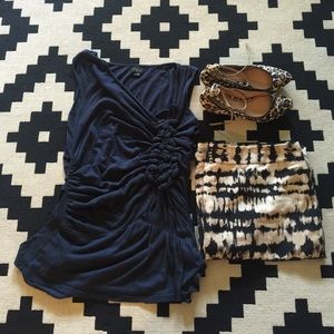 Deletta Braided Peplum Top