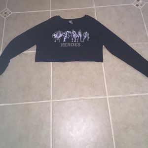 Heros Crop Top/Sweatshirt