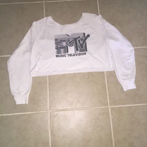 Mtv Crop Top/Sweatshirt
