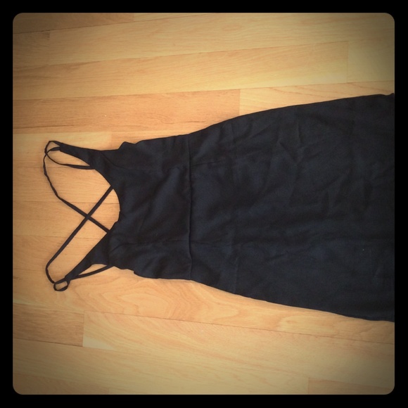 Sleek black girls night out dress