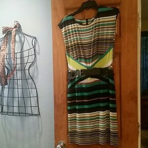 Size 8 AGB belted dress