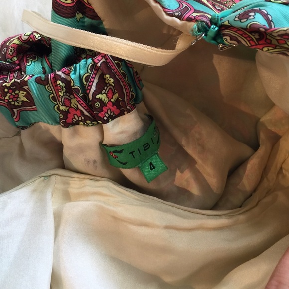 🔱SOLD 🔱TIBI silk paisley dress - Picture 4 of 4