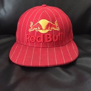 Red Bull Fitted Flap Bill hat. 7 1/4 size.