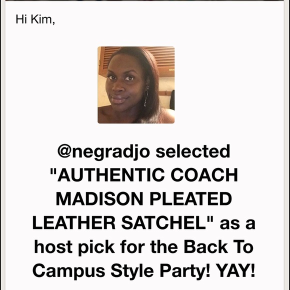 ๐2Xs HP๐AUTHENTIC COACH MADISON LEATHER SATCHEL - Picture 4 of 4