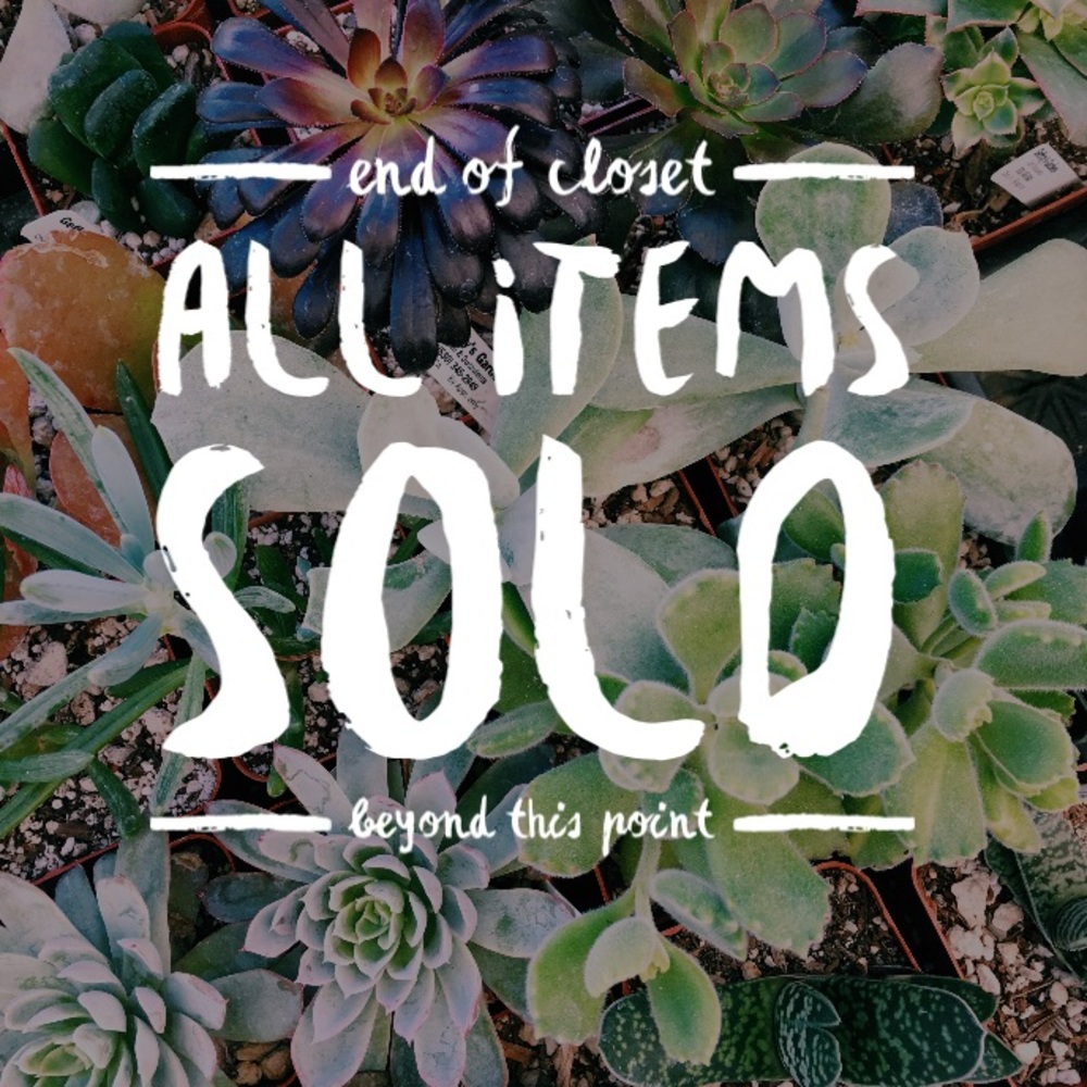 🌼 END OF CLOSET 🌿