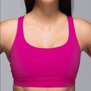 lululemon Energy Bra - Jeweled Magenta - 8