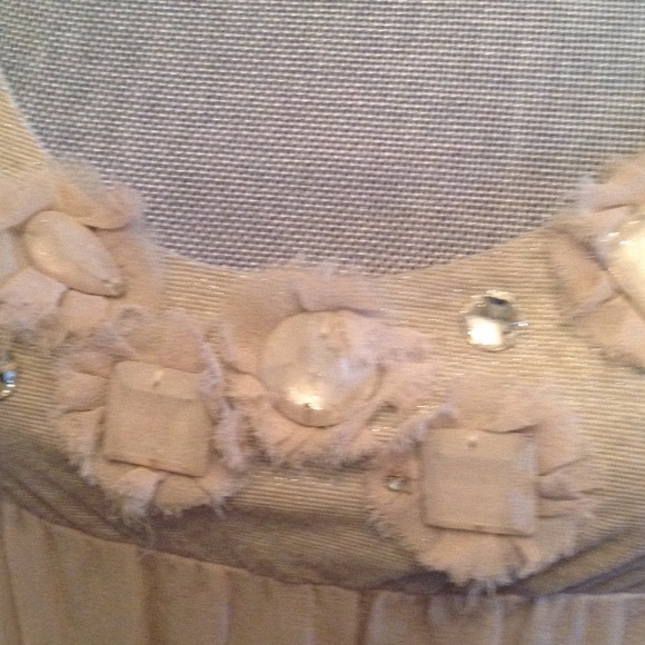 Anthropologie Taupe Top - Picture 4 of 4