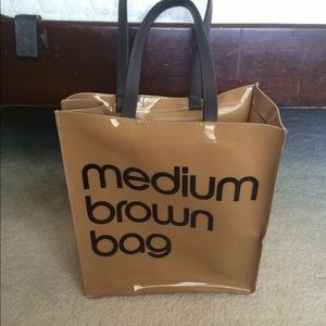 Bloomingdale's Medium Brown Bag Tote