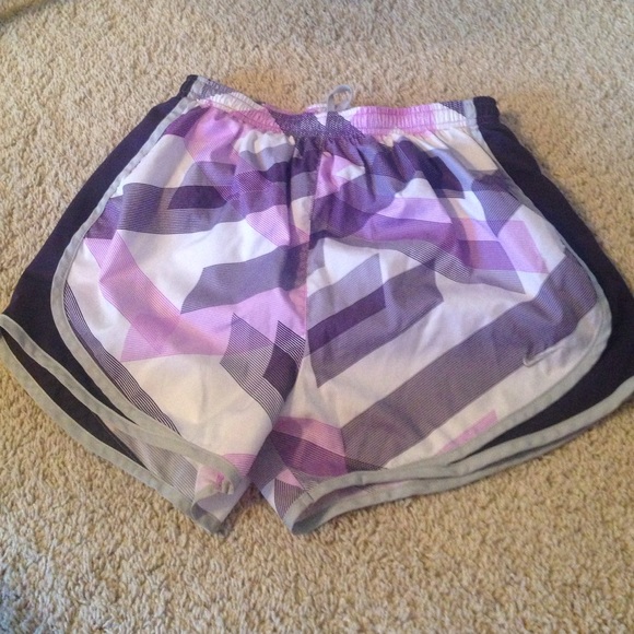 purple Nike shorts
