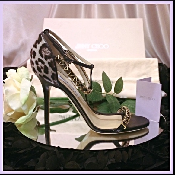 🎉SALE🎉 NWB JIMMY CHOO "FLINT" LEOPARD HEELS