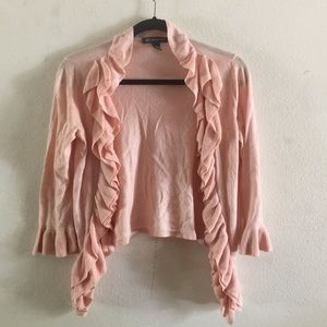 Pink cardigan
