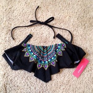Xhilaration black tribal bikini