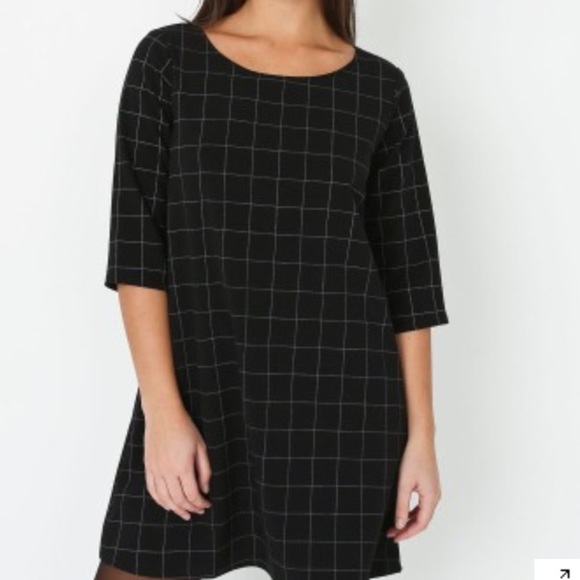 American Apparel Dresses & Skirts - American Apparel Grid Tent Dress