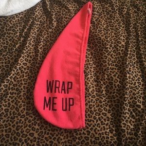 PINK wet hair wrap
