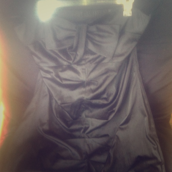 Black detailed strapless dress - Picture 1 of 1