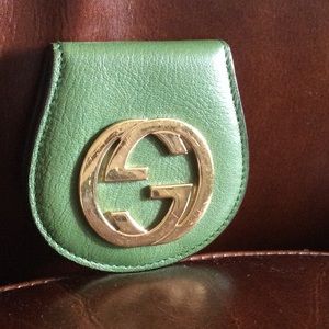 Gucci Green Blondie Coin Case