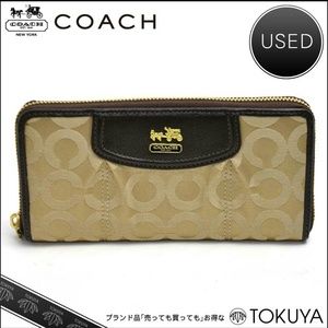 Brown Authentic Coach Clutch Wallet