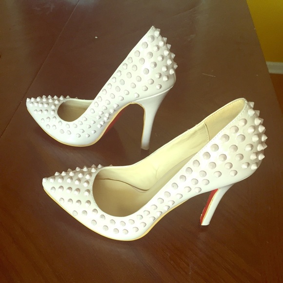 Spiked Red bottom heels
