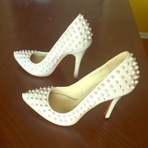 Spiked Red bottom heels
