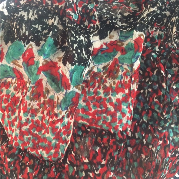 Floral infinity scarf