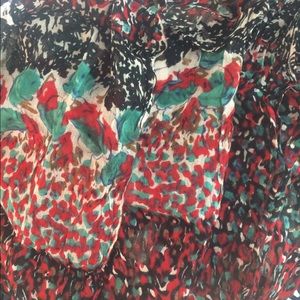 Floral infinity scarf