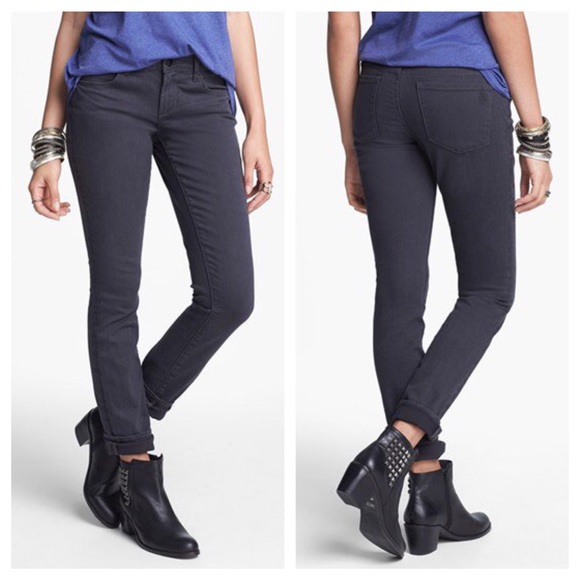 ARTICLES OF SOCIETY MYA CHARCOAL SKINNY JEANS