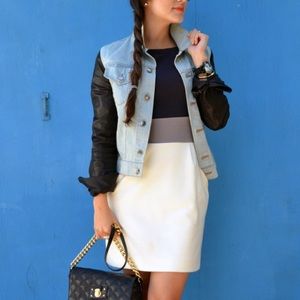 Alexander Wang Denim & Leather Jacket
