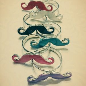 Mustache Rings