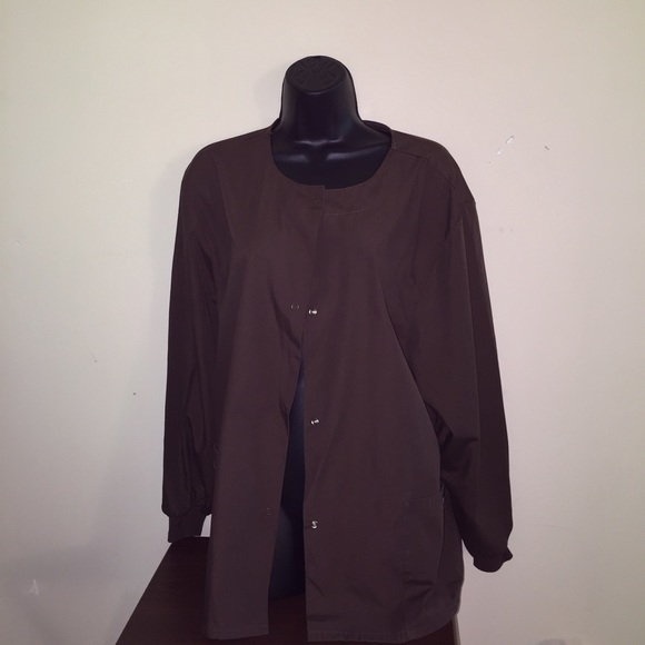 Cherokee brown scrub jacket