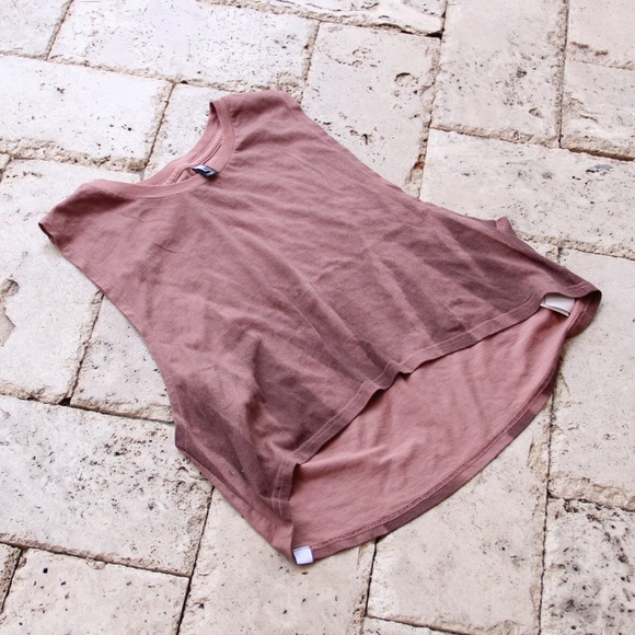 Mauve urban outfitters crop top
