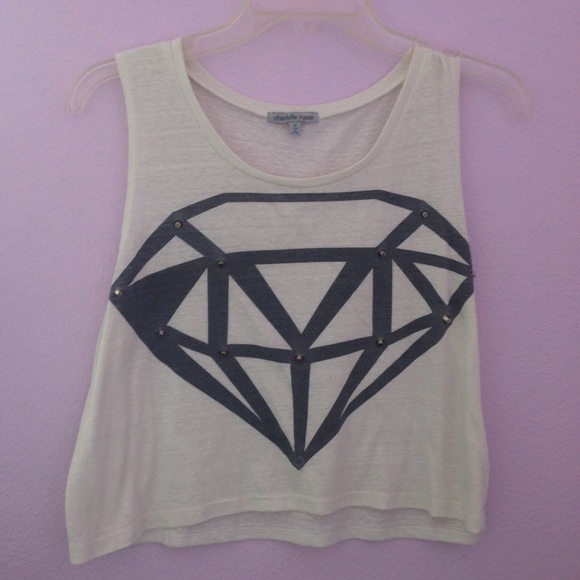 studded diamond tank, only 🅿️🅿️ some exceptions!