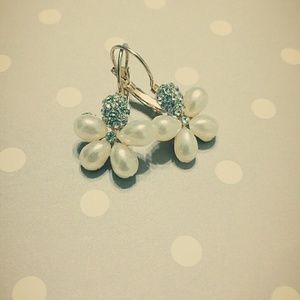 Pearl Flower Earrings