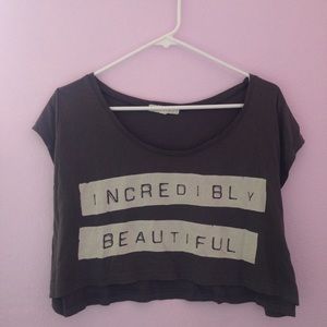 incredibly beautiful crop top