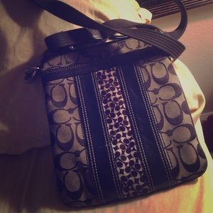 Real cross body coach purse