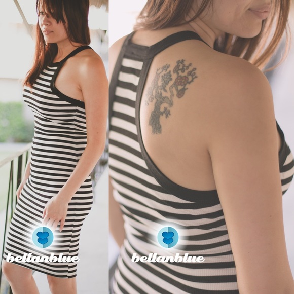 The LULETTE striped midi bodycon ️DRESS - Picture 4 of 4