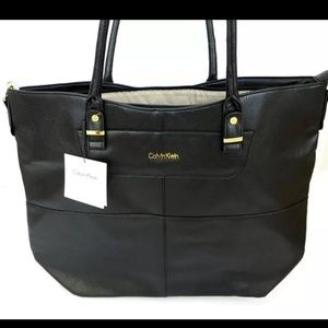 Calvin Klein Black Large Carry All Tote - New