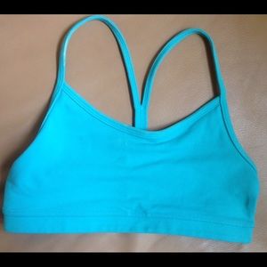 Lululemon Flow Y sports bra blue