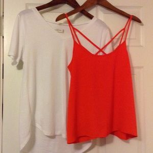 Abercrombie & Fitch Tee and Tank Bundle, Small.