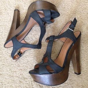 Wooden heels