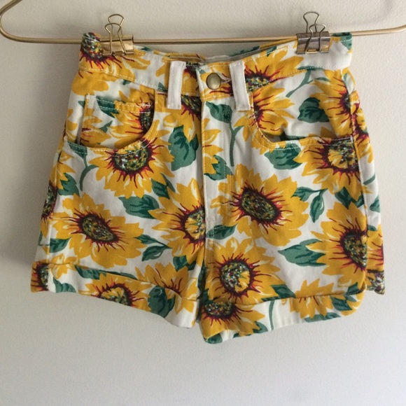 American Apparel Denim - American Apparel Sunflower Shorts