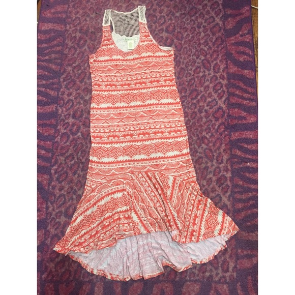 Tribal High low dress