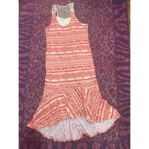 Tribal High low dress