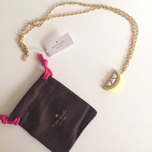 kate spade Jewelry - Kate Spade Lemon Wedge Pendant Necklace kate spade Jewelry - Kate Spade Lemon Wedge Pendant Necklace